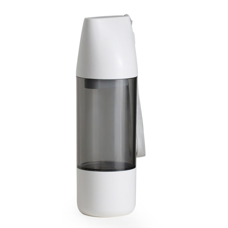 2-in-1 Hunde-Trinkflasche mit Futterfach