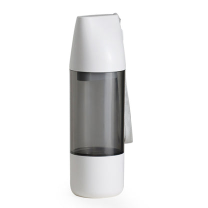 2-in-1 Hunde-Trinkflasche mit Futterfach