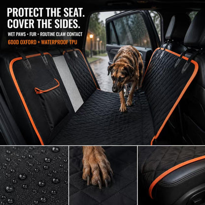 Auto-Hängematte für Hunde mit Sichtfenster